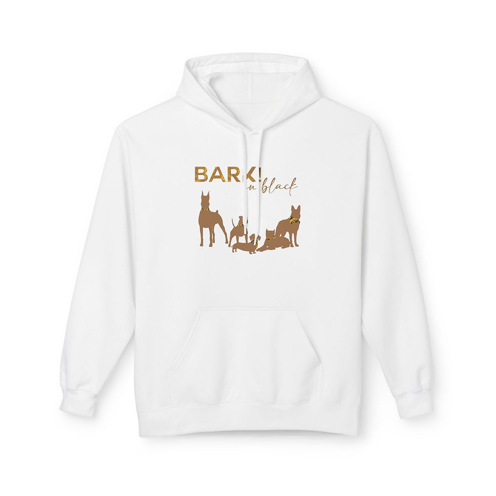 Thumbnail: "Squad" Bark in Black  Logo - Unisex Hoodie