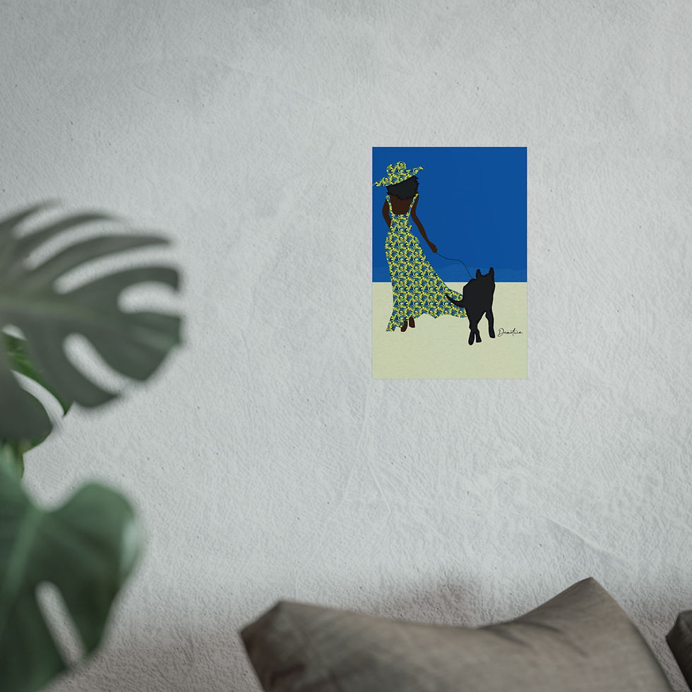 Thumbnail: "Beach Stroll" Fine Art Print