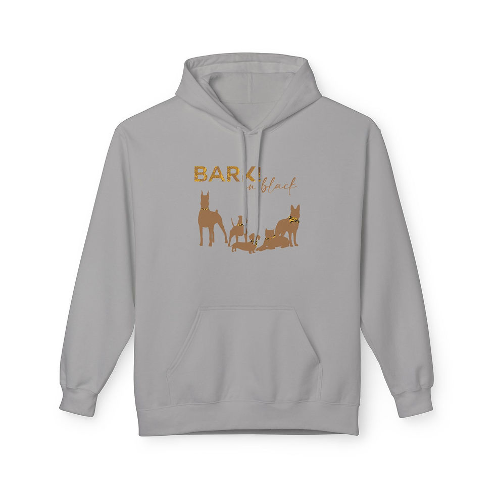 Thumbnail: "Squad" Bark in Black  Logo - Unisex Hoodie