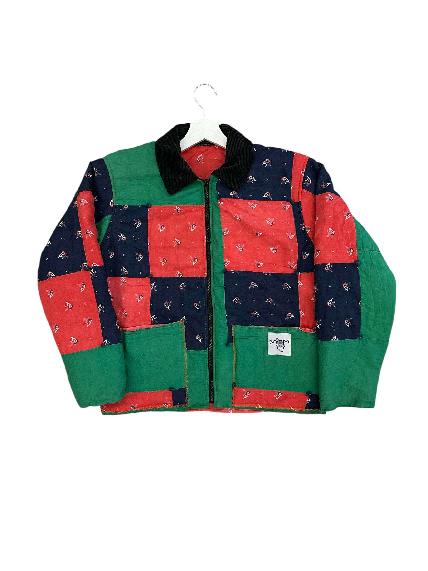 Blue, Red and Green Jacket