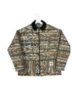 Multicolor Patterned Upholstery Jacket