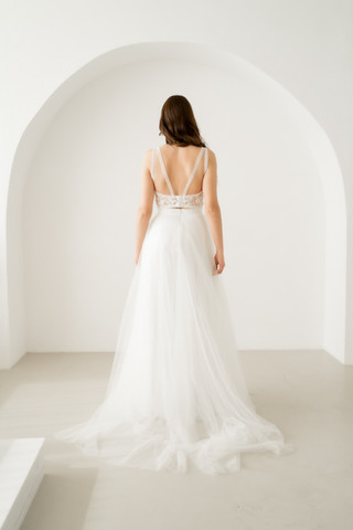 Brautkleid von Esther Hofmann bridal erhältlich bei Carolina Ryf bridal couture Zürich Kloten