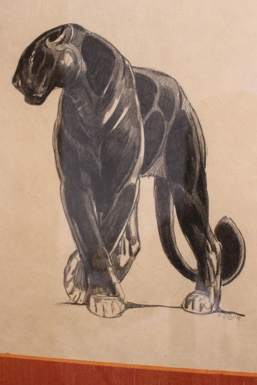 Thumbnail: Paul Pierre Jouve signed lithograph