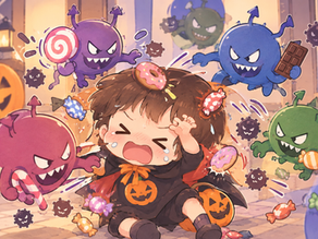 お菓子で虫歯になりにくい食べ方🎃