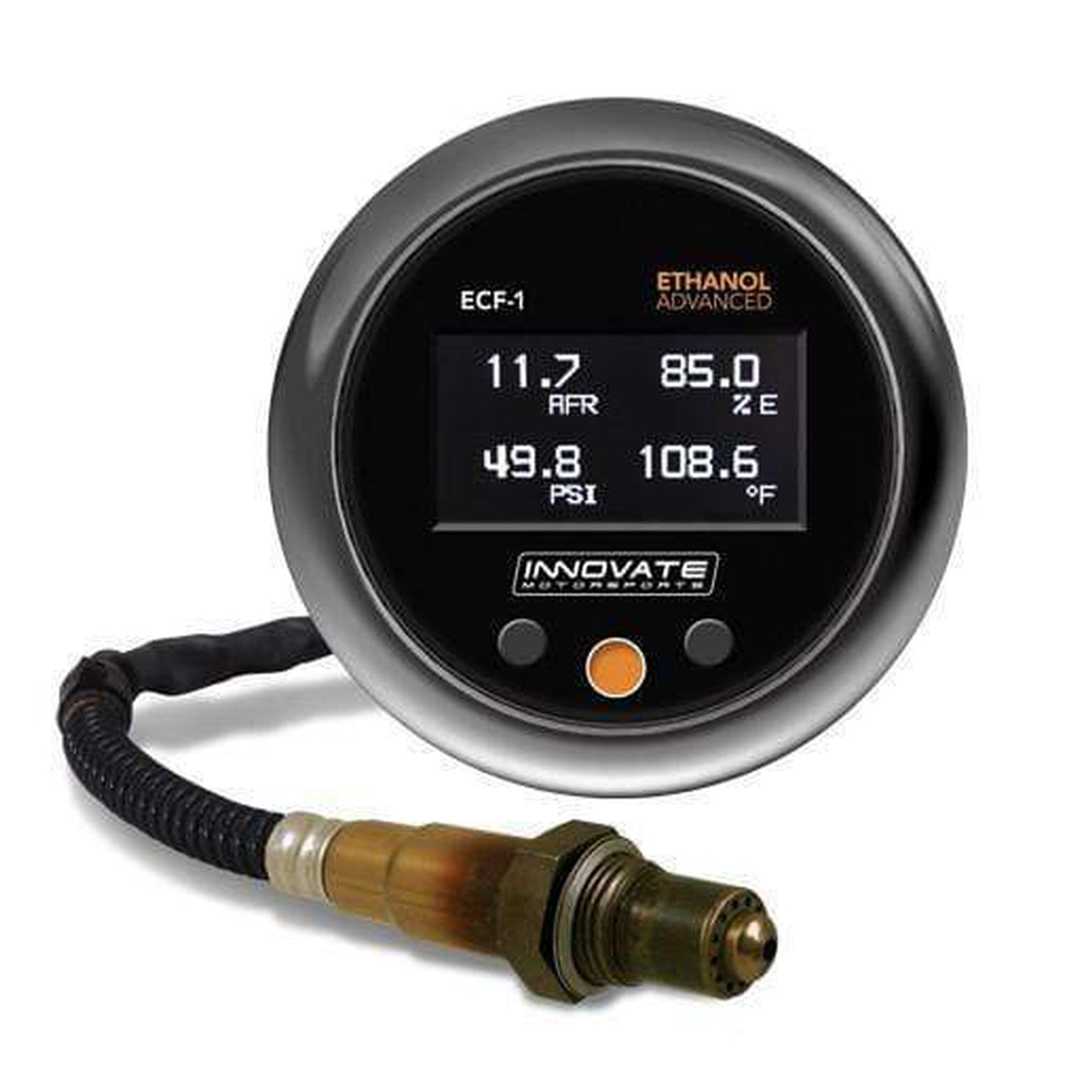 Innovate ECF-1 Ethanol Advanced Complete Gauge Kit -Wideband & Ethanol Sensor