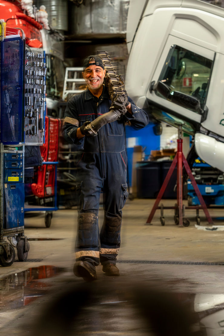 Scania Borlänge, reportage/redaktionell fotografering 