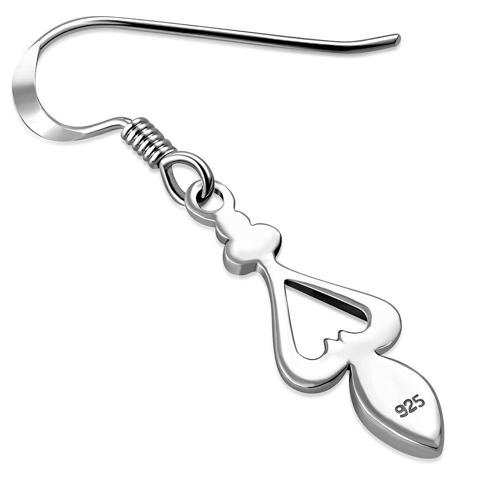 縮圖：Mother of Pearl Sterling Silver Earrings