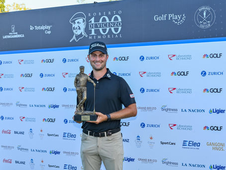 Chandler Blanchet es el campeón del Roberto De Vicenzo Memorial 100 Años