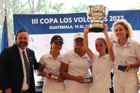 El combinado de Damas de Guatemala ganó la Copa Los Volcanes 2022.