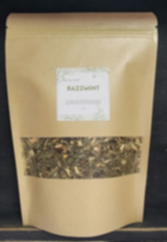 package of razzmint tea