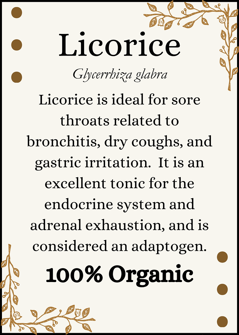 Thumbnail: Licorice Root Organic