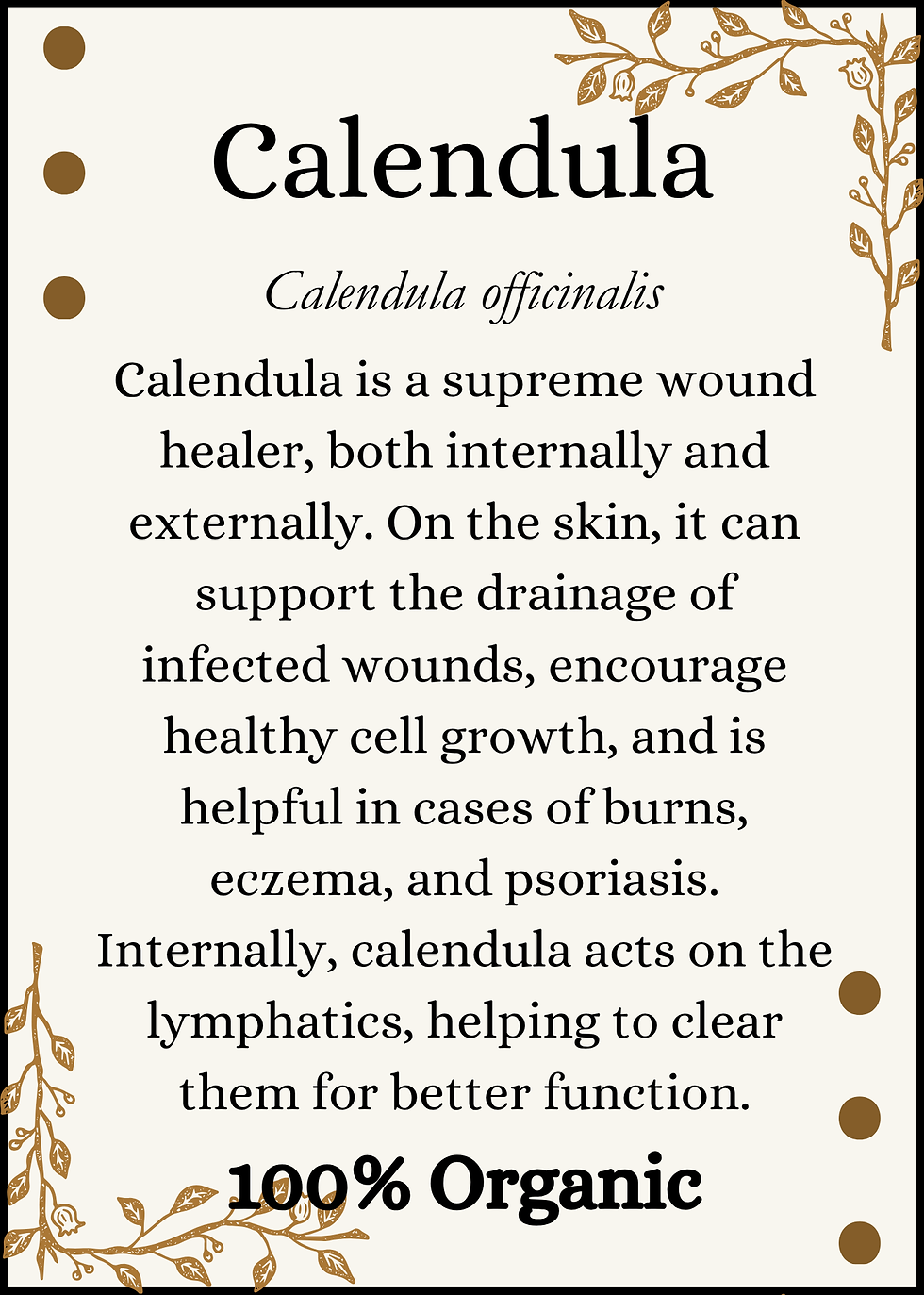 Miniatura: Calendula Flower Organic
