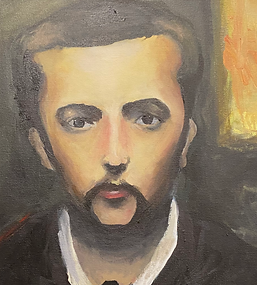 Old Timer, acrylic on canvas - © 2024, Evelyn Stickley