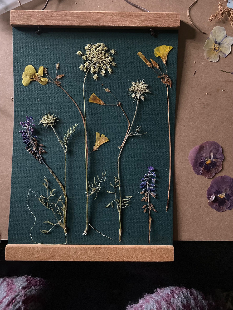 Thumbnail: Pressed Flower Art