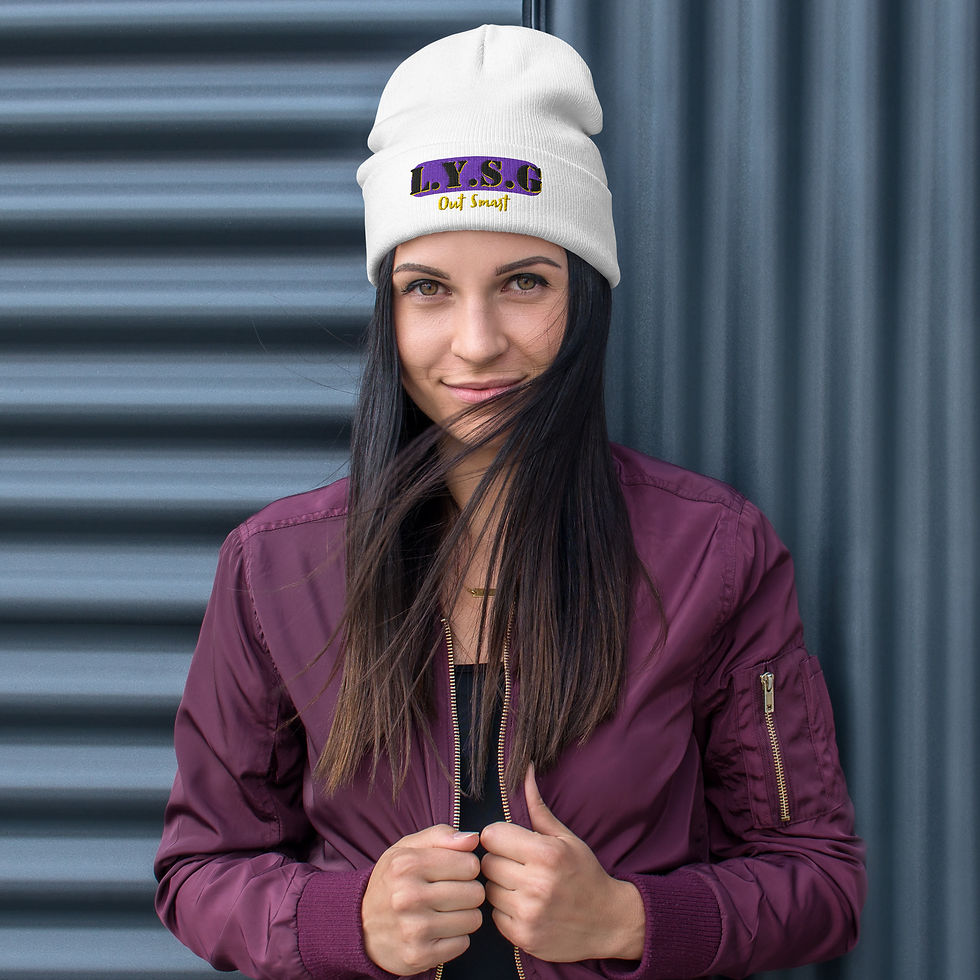 Thumbnail: Unisex LYSG Outsmart Embroidered Beanie