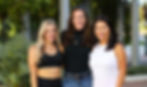 Left: Mckenzie Mckee Middle: Cait Kuentzel (founder Fezzle Media Inc) Right: Emily Vu