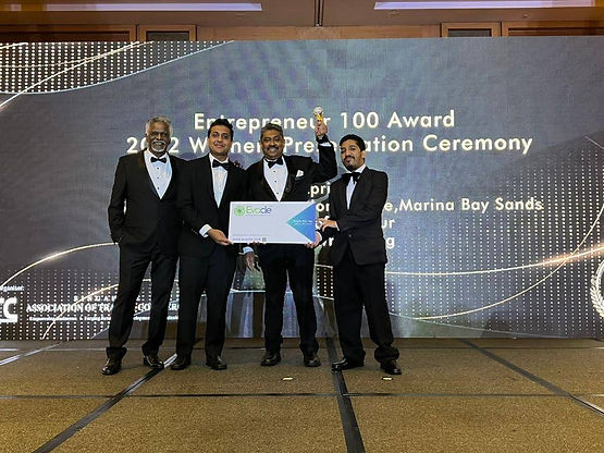 The Evacle team being present at the Singapore: Association of Trade & Commerce