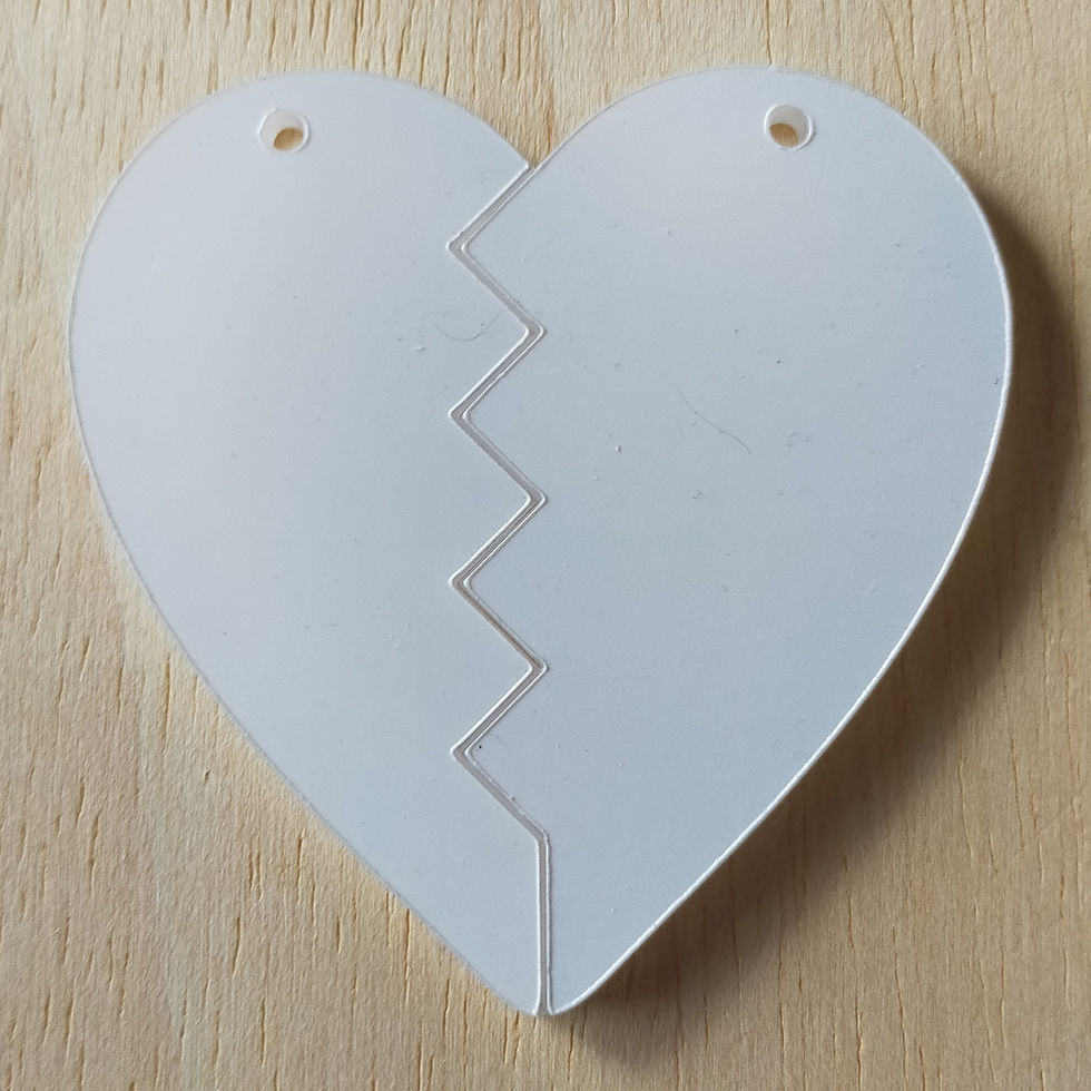 Miniatura: Sagoma cuore spezzato
