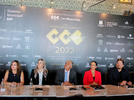 Puebla será sede de “Los Premios CCE” éste 2022, un gran evento empresarial con causa.