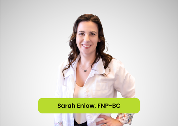 Sarah Enlow, FNP-BC, is a board-certified Family Nurse Practitioner at Allure Wellness Center in Evansville, IN.