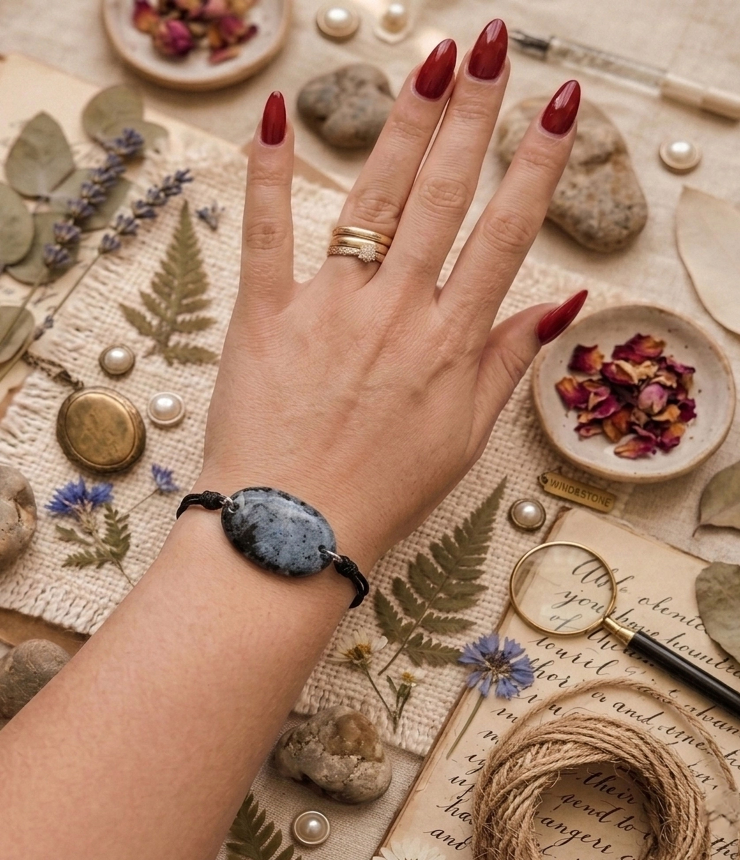 Larvikite ''Success''  Bracelet