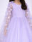 Thumbnail: Girls Lavender Princess Tulle Gown Kids Birthday Party Dress
