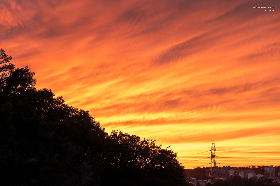 特等席からの夕景 by 空倶楽部