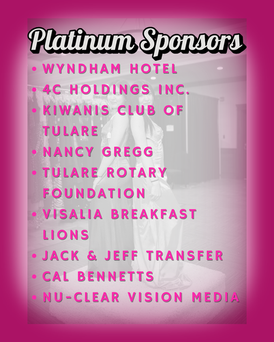 Platinum sponsors supporting the Enchanted Evening event and helping provide prom resources for local students