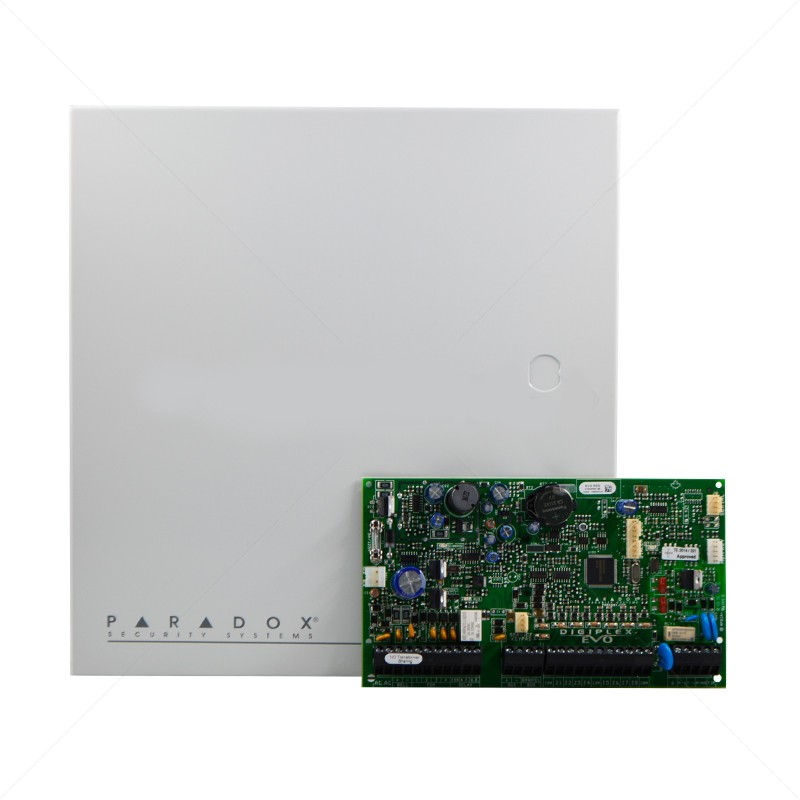 Paradox Digiplex EVO-192 Alarm Panel and Metal Box