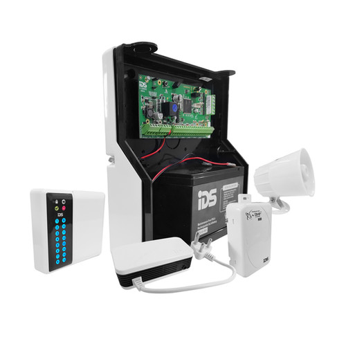 IDS X64 8 Zone Alarm Kit Including Xwave2 Bus Wireless Zone Hub