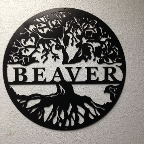 Personalized Tree of Life The Iron Beaver