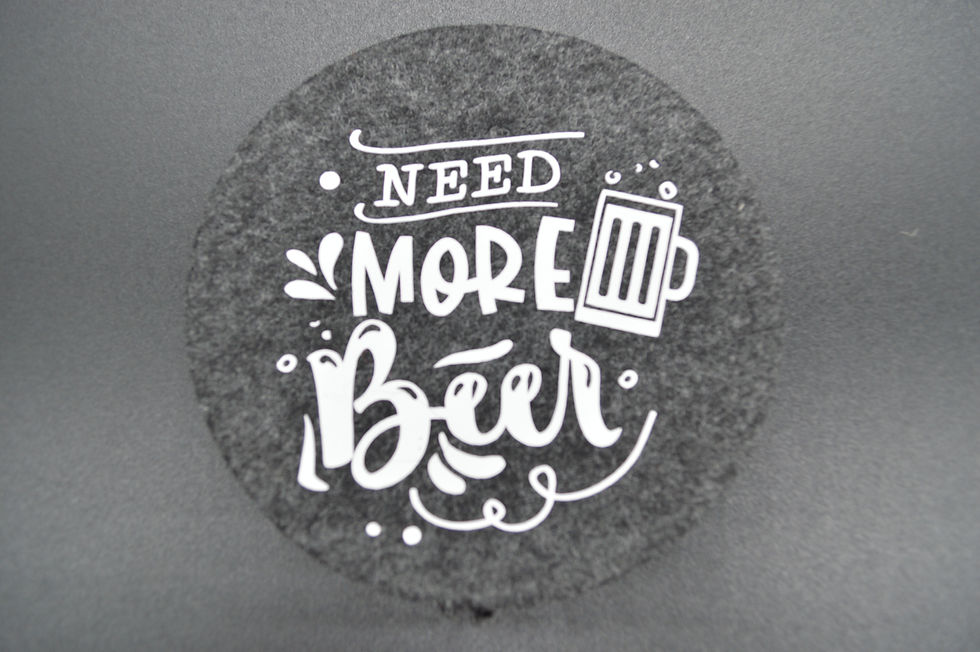 Miniaturbild: Filzuntersetzer "Bier" im 4er