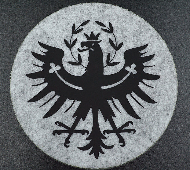 Miniaturbild: Filzuntersetzer Tirol im 4er Set