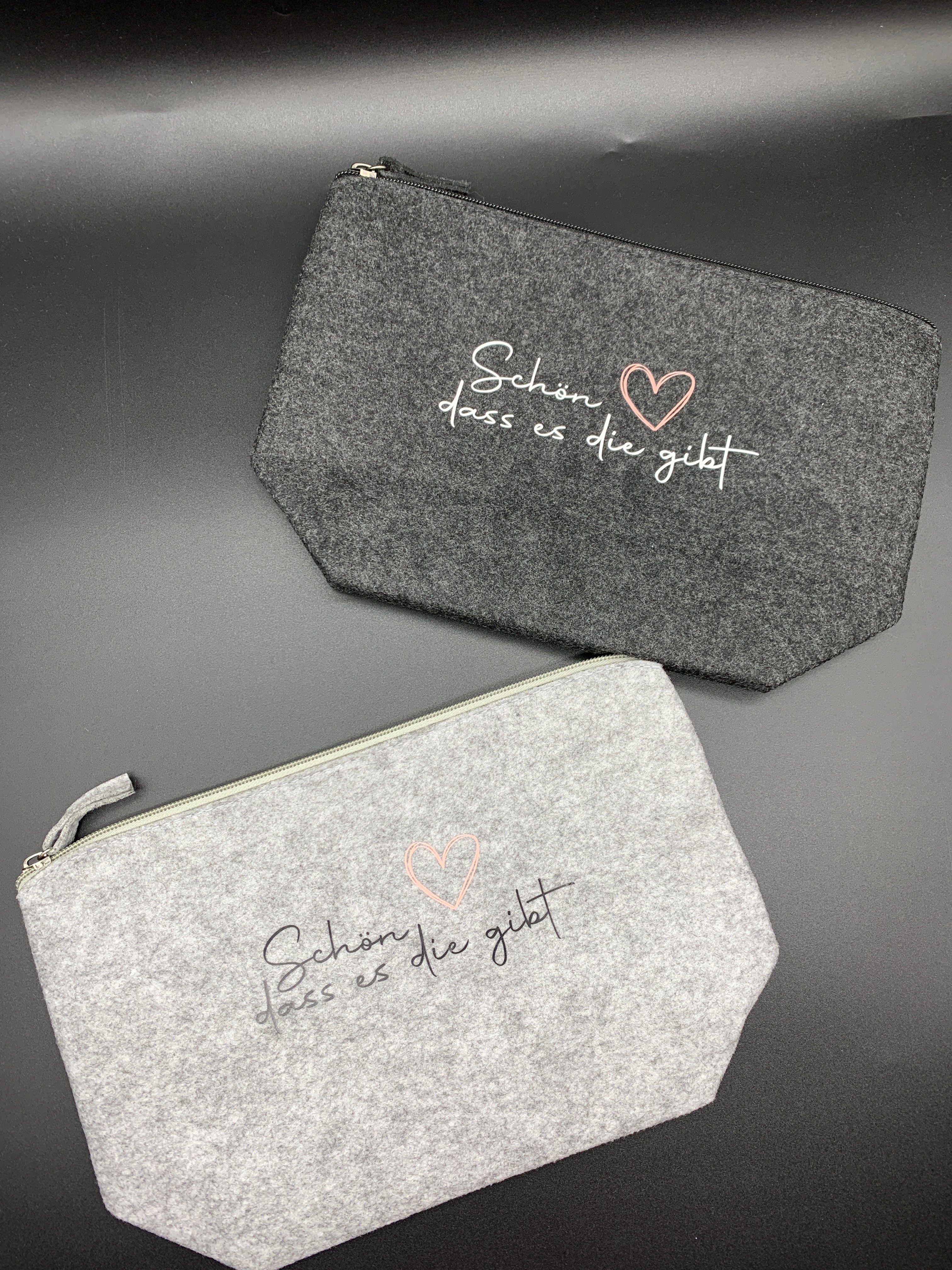 Filztascherl “Schön dass es die gibt"