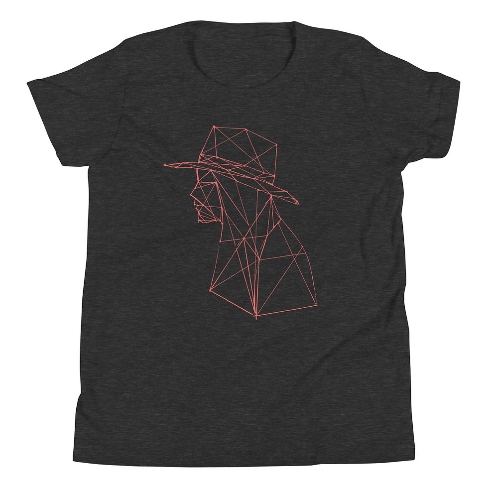 Thumbnail: Dot Conner Nodes & Lines | Youth Short Sleeve T-Shirt
