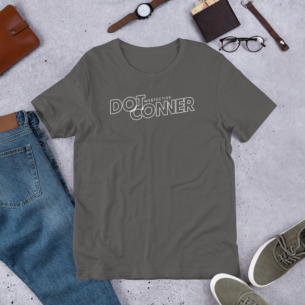 Thumbnail: Dot Conner Outlines Logo | Unisex T-Shirt