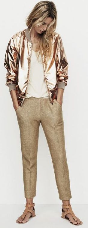 Bomber Jacket Metalizada
