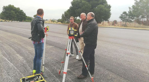 Avanzan a buen ritmo las obras de pavimentación del parking del Polideportivo Maisa Lloret