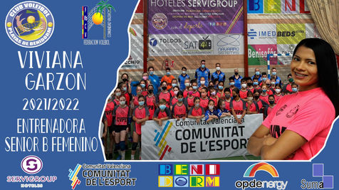 El senior B del Club Voleibol Playas de Benidorm será entrenado por Viviana Garzón