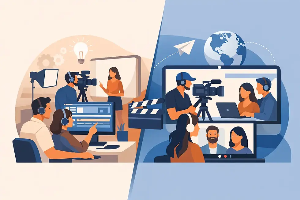 In House vs Outsourced Video Production Guide