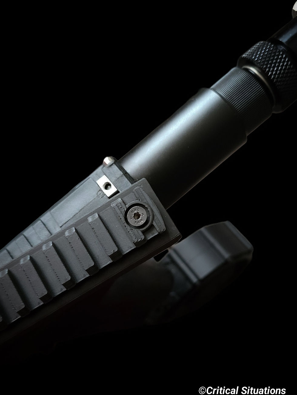 Thumbnail: Floating handguard Compensator with top rail adapter for the mercury rise IB2