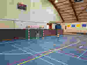 Ook de kleine supporters konden kennismaken met handbal