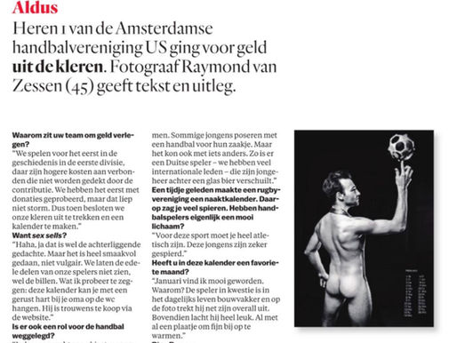 De naaktkalender van Heren 1 staat volop in de aandacht - een overzicht