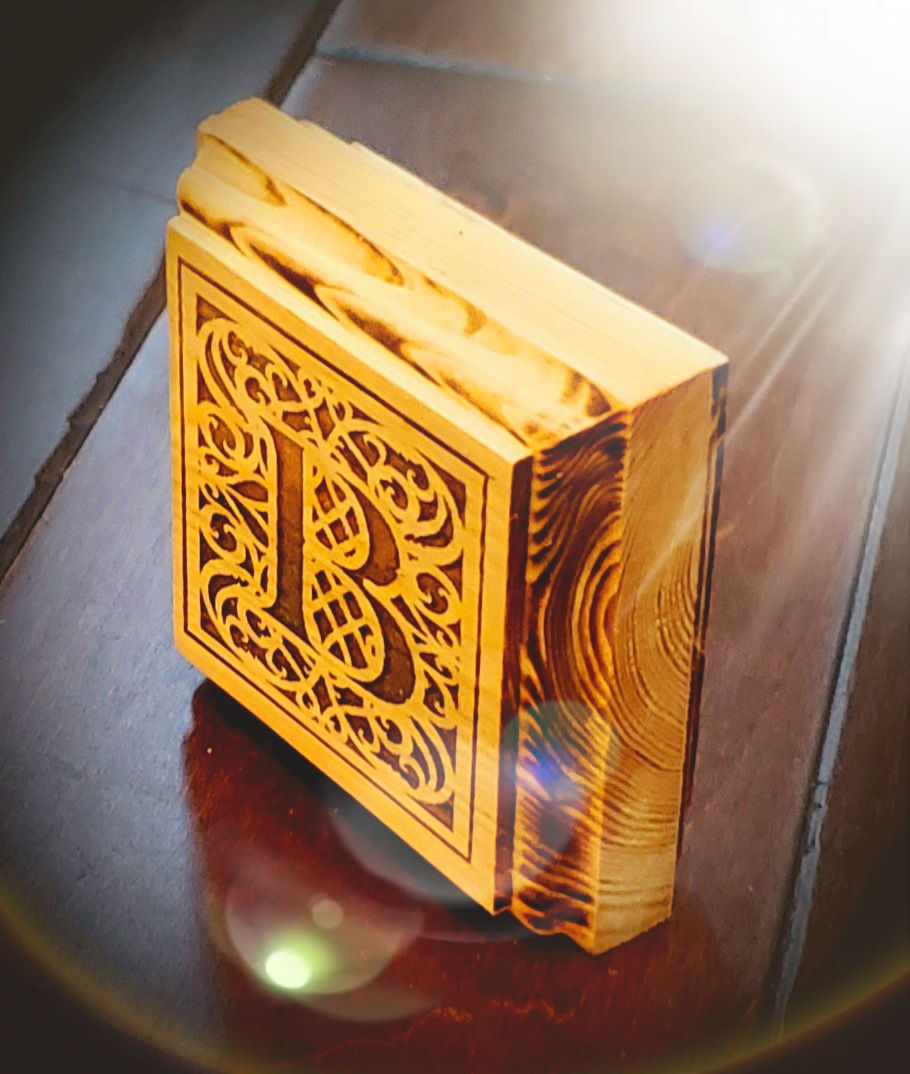 Decorative Monogram Cube