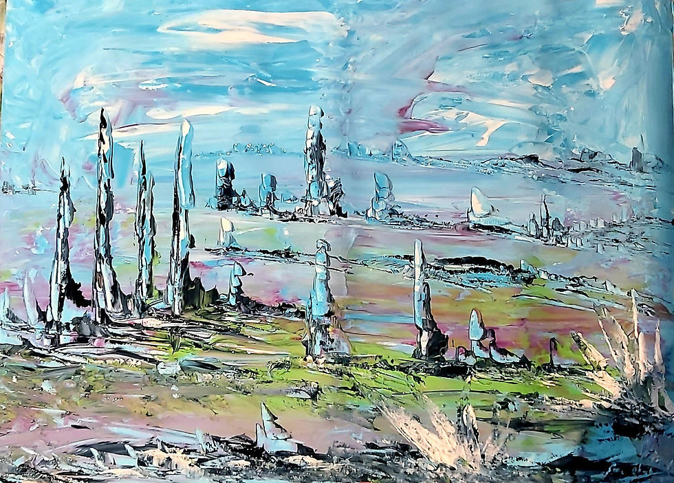 Miniature : Esquisses  diverse 18x24 "
