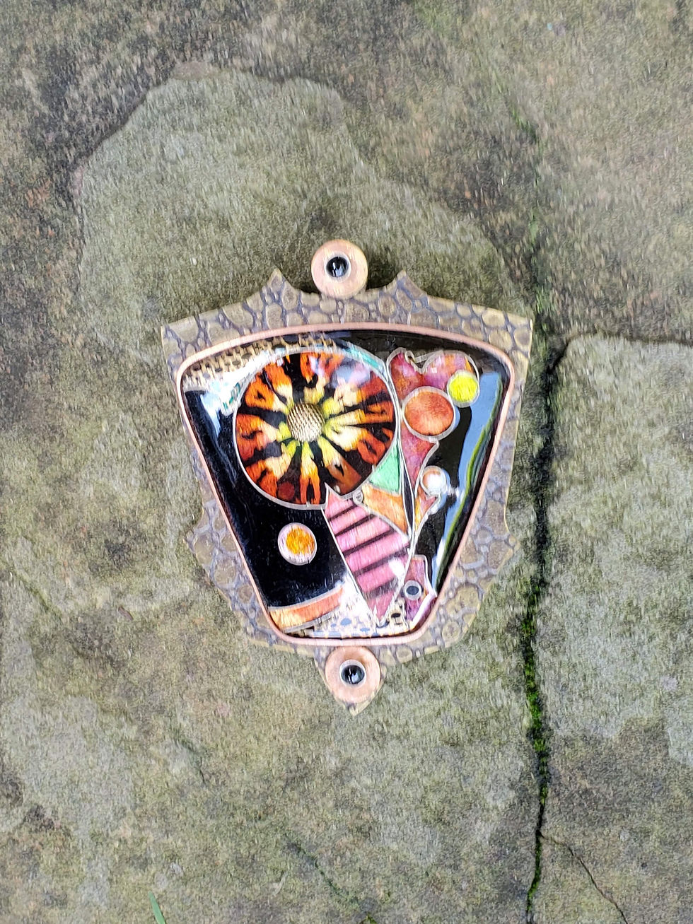 Thumbnail: Cloisonne Enamel Pendant/Pin