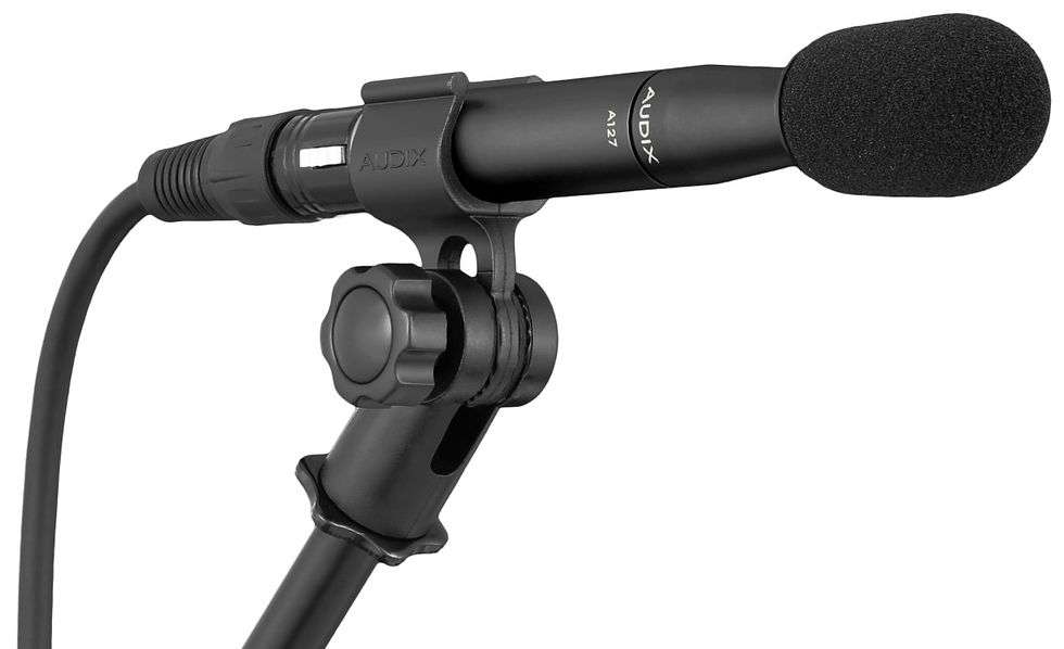 Thumbnail: Audix A127: OMNIDIRECTIONAL METAL FILM CONDENSER MICROPHONE