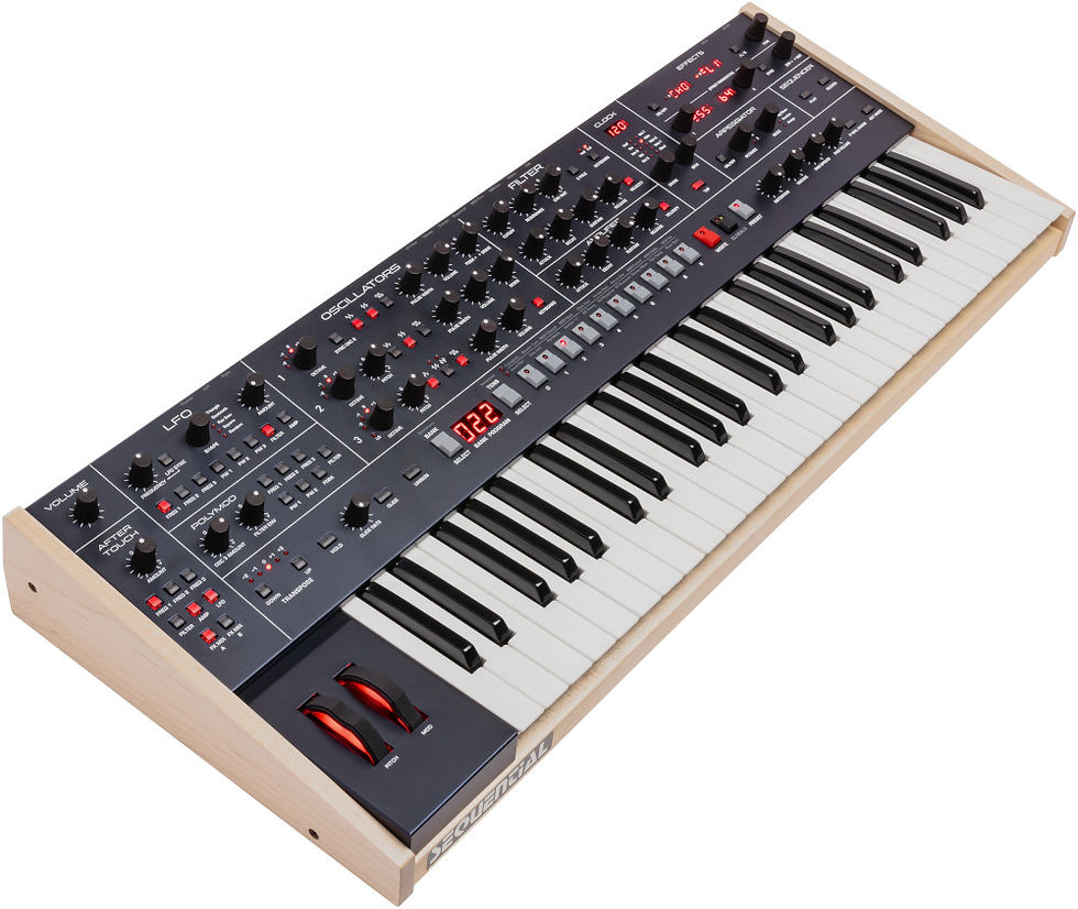 Thumbnail: Sequential Trigon-6: 3-VCO Enhanced Ladder Filter Analog Poly Synth