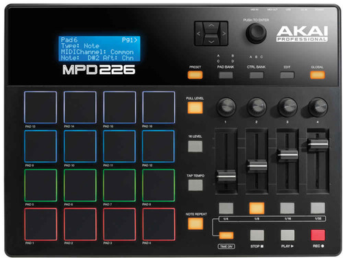 DTM・DAW akai MPD226 MIDI Pad Controller With Sliders MPD226 | Akai Pro
