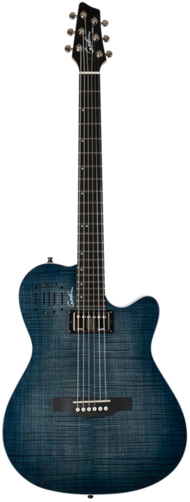 Godin Godin Rialto JR Satina Gray HG Q-Discrete | MassMusik